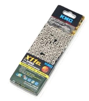 CHAIN - 11 Speed - KMC X11EL - 118L - SILVER - X-Series - w/Connect Link
