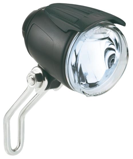 BUSCH & MULLER Front LED Light - LUMOTEC IQ Cyo Senso Plus, 80LUX (E-BIKE ONLY, NOT FOR DYNAMO, DC input 6-42V) inclues wires and clips