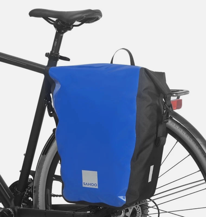 A NEW ITEM -Sahoo Rear Pannier (Single) - Size 40 x 33 x 17cm Capacity 20L - BLUE Version