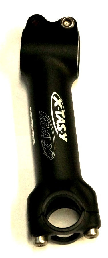 Ahead Stem -- 120mm Ext, 10 Degree, 28.6mm Dia., 25.4mm BB, Black with white xtasy logo
