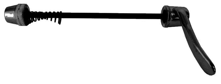 SKEWER Rear, 165mm, Q/R, Steel, BLACK