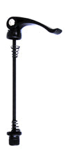 SKEWER Rear, 165mm, Q/R, Cr-mo Axle Alloy Lever, BLACK