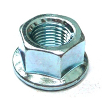 AXLE NUT - 3/8" x 26T, Flanged, (Bag of 10)