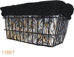 BASKET LINER - Cruiser Candy, Double Sided with Draw String, L:33 x W:23 x H:31cm SNOW TIGER Design (special pricing, we are making room to expand our ranges)