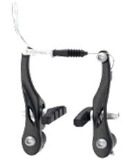 BRAKE Alhonga V Brake Set, 110mm Arms, Alloy, Dual Spring Tension, BLACK (Front & Rear)