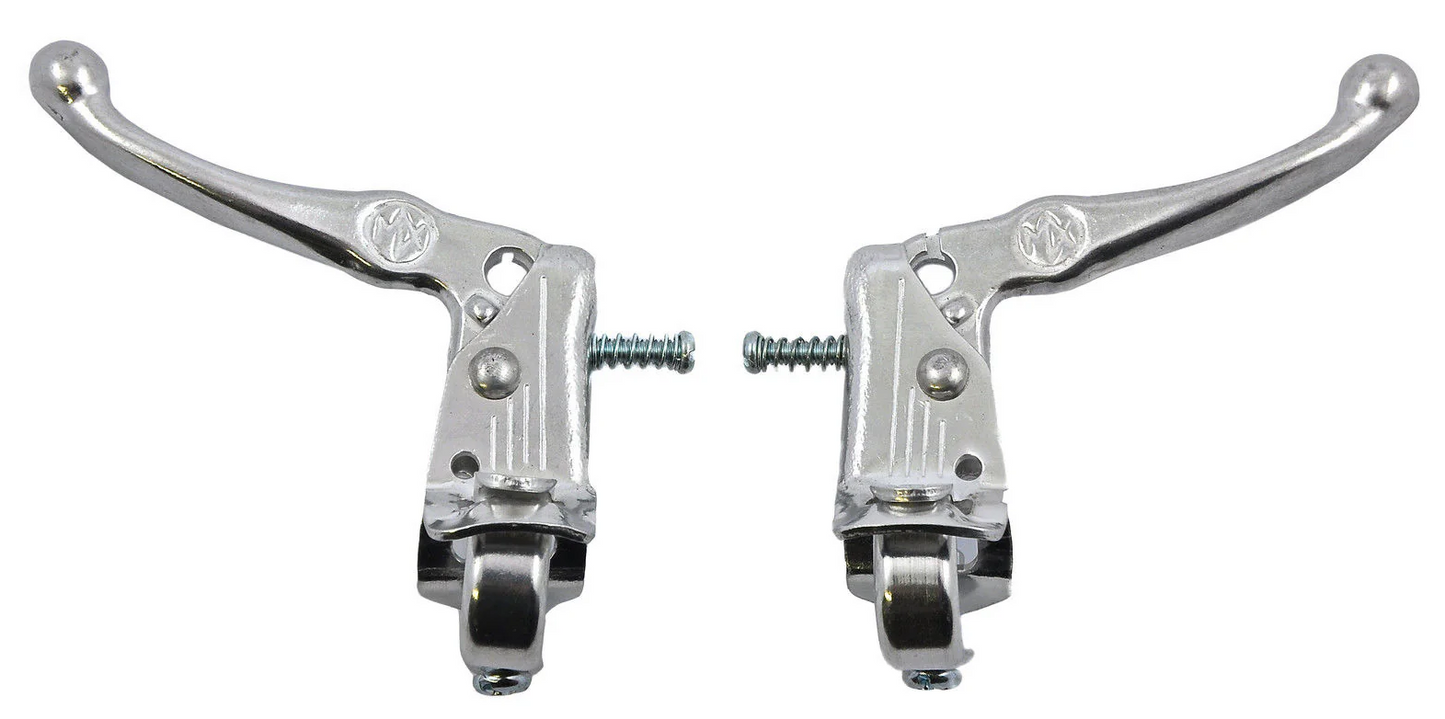 BRAKE LEVER - Brake Lever, Alloy, For BMX or Ladies Bikes, SILVER (Sold In Pairs)