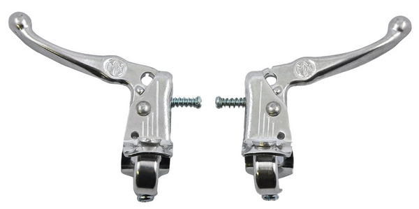 BRAKE LEVER - Brake Lever, Alloy, For BMX or Ladies Bikes, SILVER (Sold In Pairs)