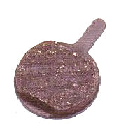 BRAKE DISC PAD - PROMAX DSK 400 (1 thick/1 thin pad) (backing plate 24.9mm)