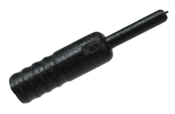 Outer casing end ferrule, plastic, for Dia.4mm, black.