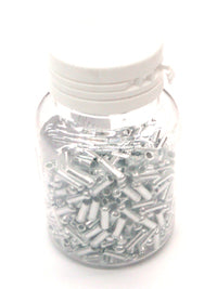 CABLE END - Brake Inner Wire Cap, 1.2-1.8mm Dia, SILVER (Bottle of 500)