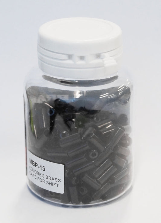 `A NEW ITEM - END CAP - Plastic End Cap For Gear, 4mm Dia, BLACK (Bottle of 150)