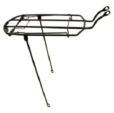 CARRIER - Rear Carrier, Steel, 8" Wide, For 27" Bikes, BLACK