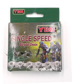 CHAIN 1/2 x 1/8 x 96L, Single Speed, Nickel, SILVER (YBN S-410)