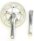 CHAINWHEEL SET 170mm x 34/50T SILVER - (7/8 /9 speed)