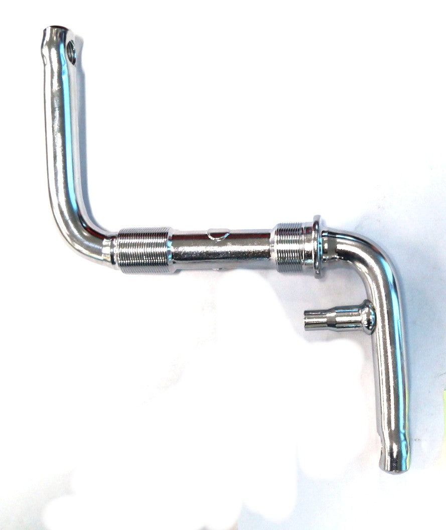 One Piece Crank, 89mm, w Pivot, Steel SILVER FOR - STD American Bottom Bracket - (NOT small Type)