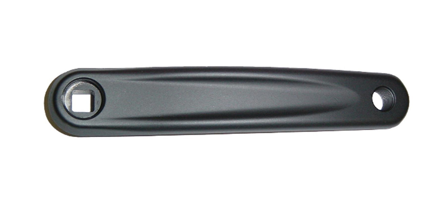 CRANK ARM LH 175mm, SquareTaper, 90 Deg Hole, Alloy BLACK