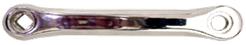 LH CRANK 170mm, Alloy - HIGH POLISHED SILVER