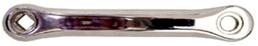 LH CRANK 175mm, Alloy - HIGH POLISHED SILVER
