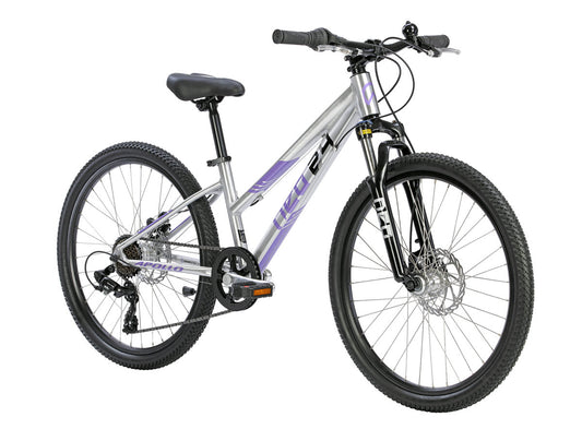 Neo Disc+ 24 7s Girls Brushed Alloy / Lavender / Black