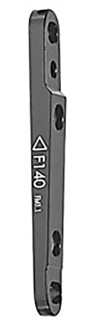 Adaptor flat mount, Front Mod.F-5 flat mount to flat mount 140mm or 160mm, Black,with mount s, Quality Tektro part