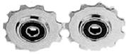 DERAILLEUR PULLEY, Jockey wheel, with Spacers, Sealed , Copper Bushings, Alloy, 10T (Set 2)