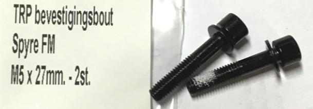 Mounting Bolt TRP Spyre / HYRD Flat Mount 27mm Mounting Bolt, ( Bag of 2 )