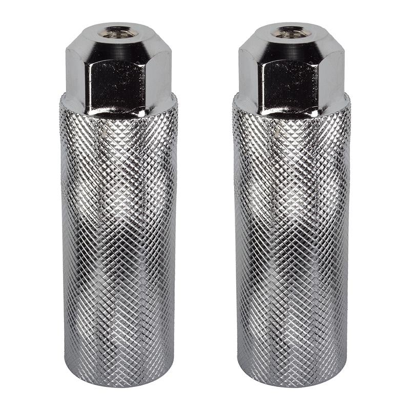 `A NEW ITEM - STEEL Footpegs, dia 3/8 x 26T, 33MM x 102mm SILVER