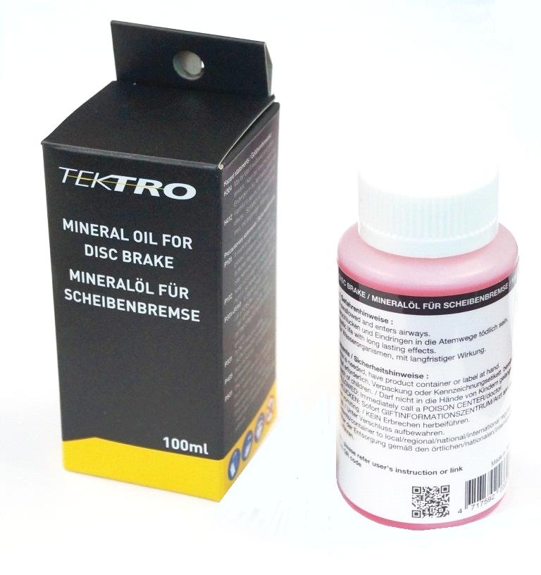 Fluid Mineral Oil 100cc - Tektro - Hydraulic disc brake oil