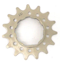 COG - For Cassette Hub, FLANGE CR-MO, 15T, 3/32, SILVER