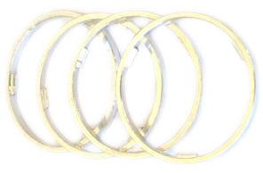 SPACER Alloy, Keywayed, For Cassette Hub, 3mm (Bag of 4)