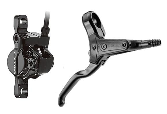 Hydraulic disc brake kit, TEKTRO, HD-M285F front Righthand, alloy caliper and lever,PRE BLED 1900mm hose, w/o rotor, Post Mount