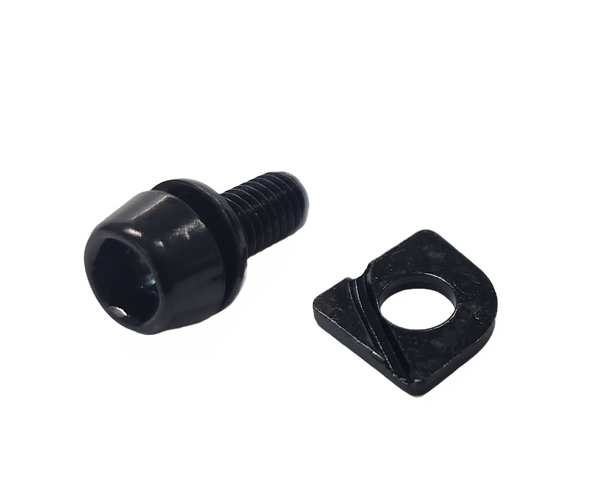 Cable Anchor Bolt and Plate, for RD-M350/T350 Rear Derailleur - (Sold Individually) - Quality Tektro part