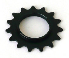 FIXED COG - Screw On, Steel, 1/8 x 15T, BLACK