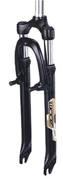 SUSPENSION FORK 24, Threaded 100mm (ID 22.2, 200mm stem, V-Brake) BLACK