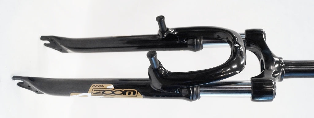 SUSPENSION FORK 26, Threadless, 1.1/8" (ID25.4mm, stem-230mm) for V-brake Zoom. BLACK