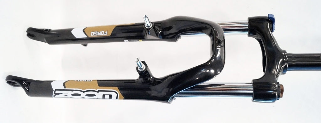 Suspension Fork, ZOOM, 29ER, mechanical lock-out, black, 1 1/8", travel 100mm, stem: 280mm Disc & V-brake