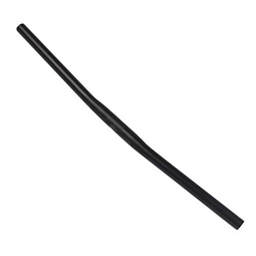 HANDLEBAR 25.4mm, 56cm Wide, Almost Straight, Alloy BLACK Kalloy