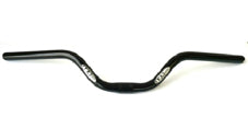HANDLEBAR 25.4mm, 63cm Wide, 90mm Rise, Alloy BLACK