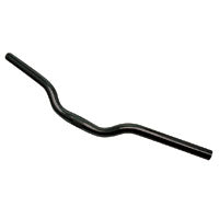 HANDLEBAR 25.4mm, 62cm Wide, 30mm Rise, Alloy BLACK