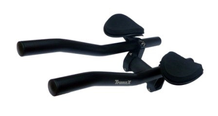 TRIATHLON BARS 25.4mm thru to 31.8mm BB, Adjustable, With Cable Hole, Tri bar conversion kit, alloy,w/sleeves & clamp set BLACK