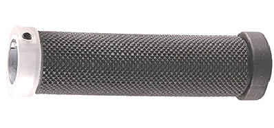 LOCK-ON GRIPS 130mm, black/gel, with one side lock, Quality Velo product