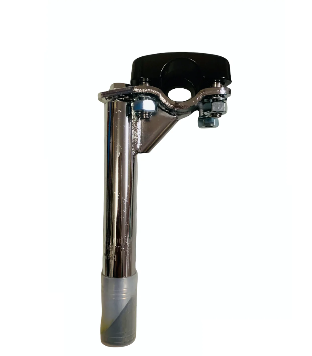 H/Stem BLACK, Ext 40mm, Quill Diam 25.4 mm,22.2 Bar Bore, solid bolt