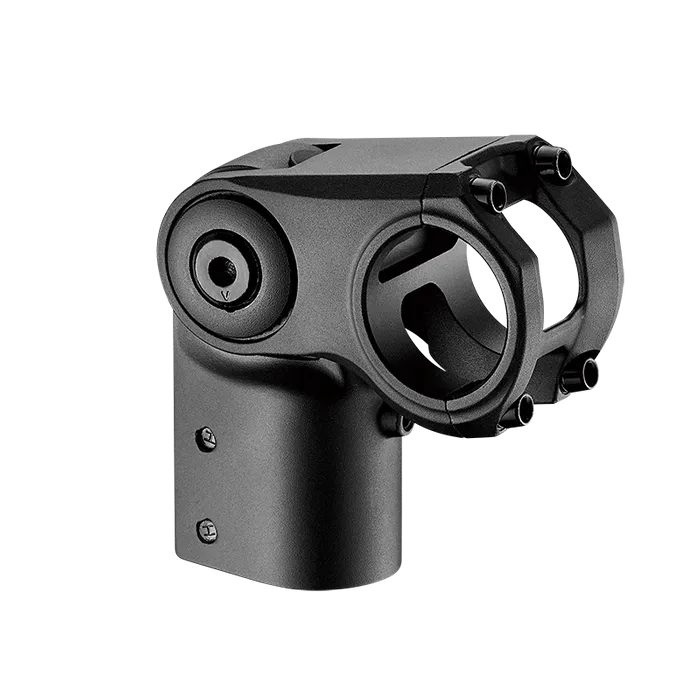 Stem, alloy, barbore: 31.8mm steerer: 28.6mm, angle adj 0-90 deg, extension: 40mm, matt black