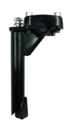 STEM BMX, 22.2 Dia for 22.2 Barbore, ALL BLACK