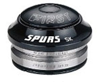 Head set, crown alloy, black, sealed , threadless, w/top cap, 1 1/8' x 41.8 x 30