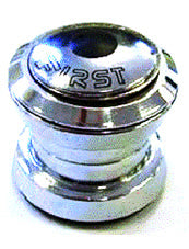 Head set, steel, 1 1/8" threadless, Silver