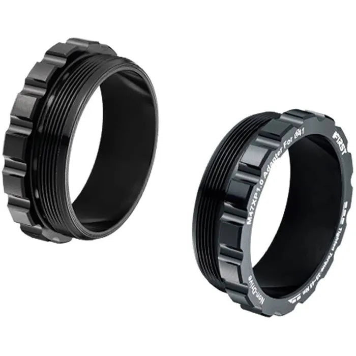 Bottom bracket coverter set, alloy, for T47 to BB 86/92, sram T47, 16T tool compatible, anodised black