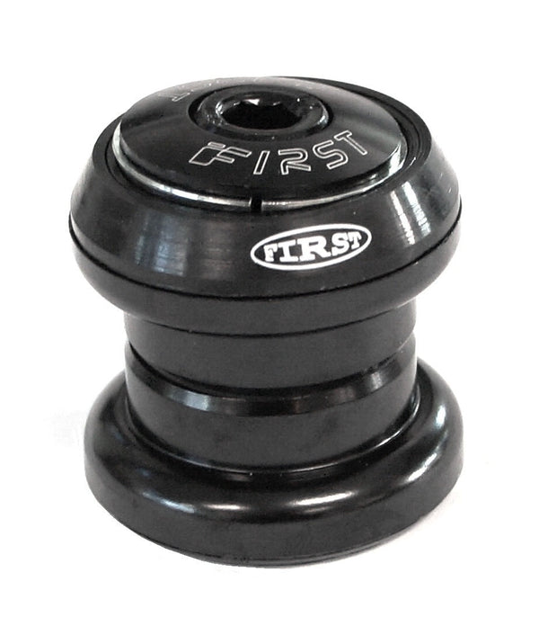 Headset 1 1/8 Black, threadless, for BMX/Freestyle, hollow cap, Quality