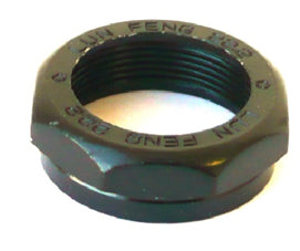 LOCK NUT 22.2 BLACK Bag of 2