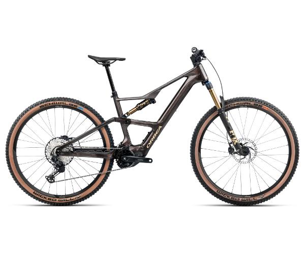 ORBEA RISE SL M10 630W MEDIUM COSMIC CARBON VIEW - GOLDEN SAND